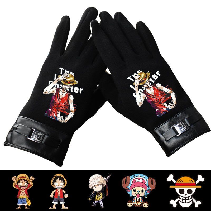 원피스 루피 쵸파 창의적인 맞춤형 DIY 멋진 커플 가 - Touch Screen Gloves 리뷰 및 가격