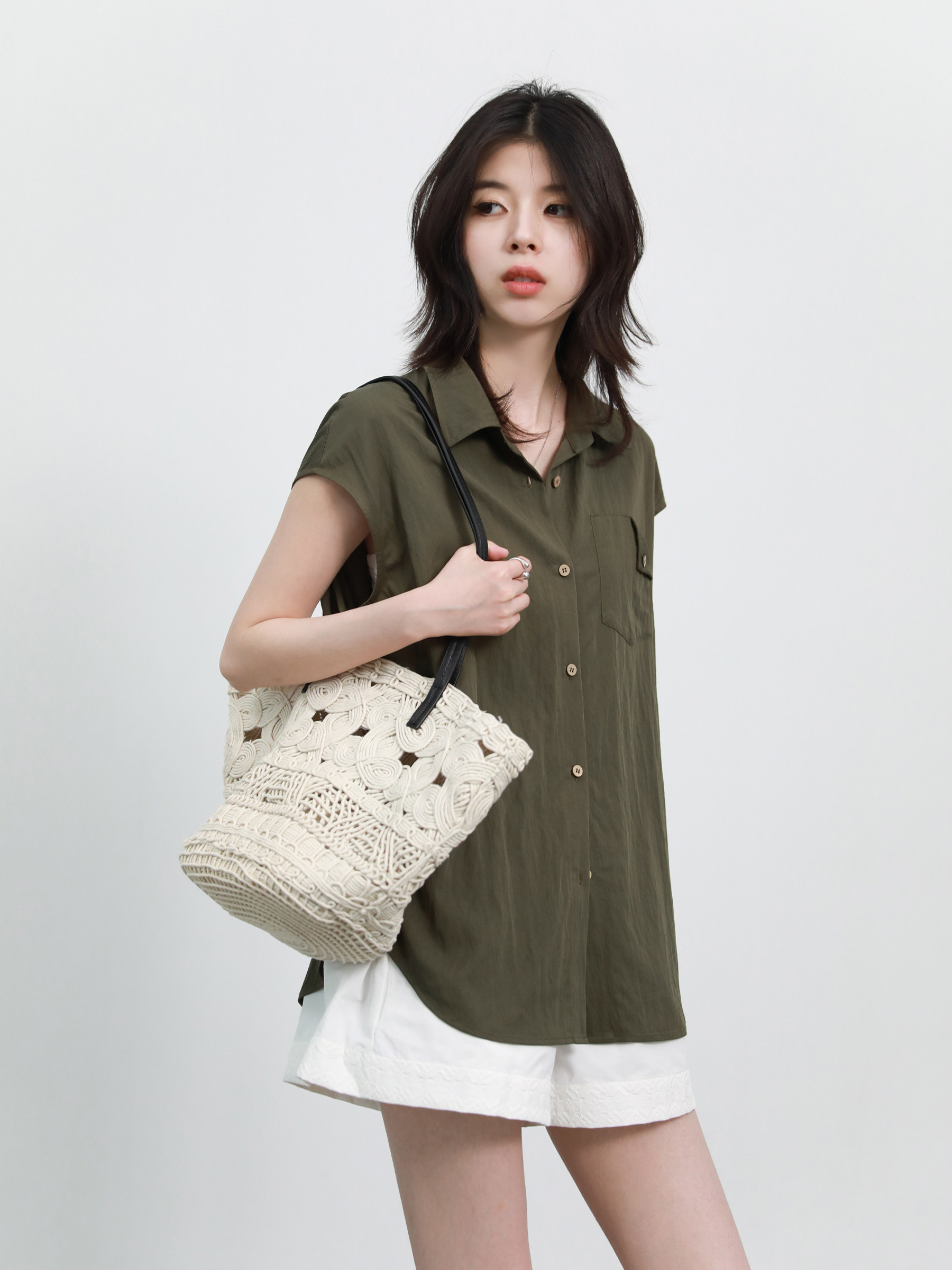 CHIC VEN 새로운 패션 여성 셔츠 솔리드 루즈 캐 - Down Jacket Packable 리뷰 및 가격