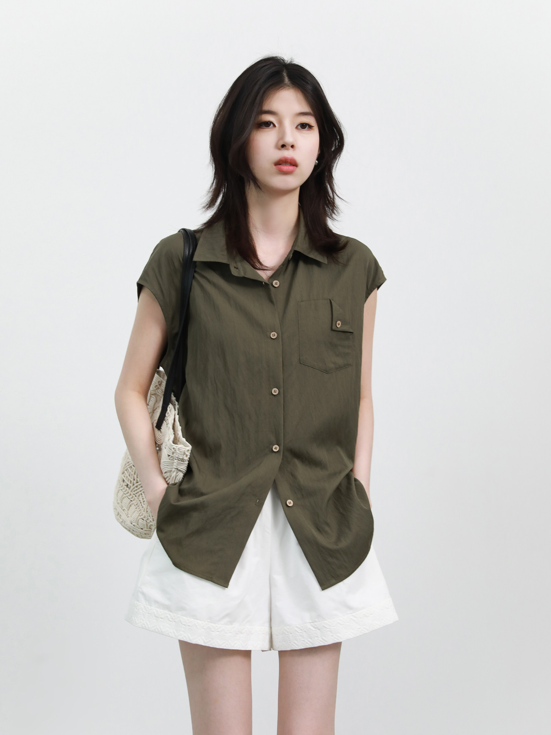 CHIC VEN 새로운 패션 여성 셔츠 솔리드 루즈 캐 - Down Jacket Packable 리뷰 및 가격