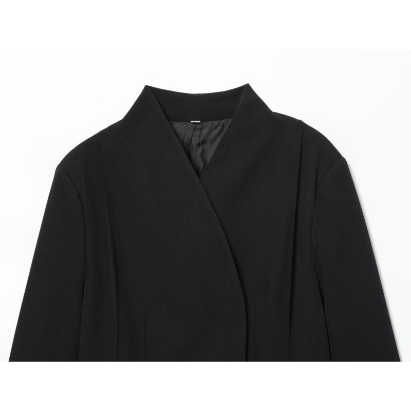 가을 여성 심플 블레이저 브이넥 긴팔 여성 캐주얼 포켓 - Down Jacket Packable 리뷰 및 가격