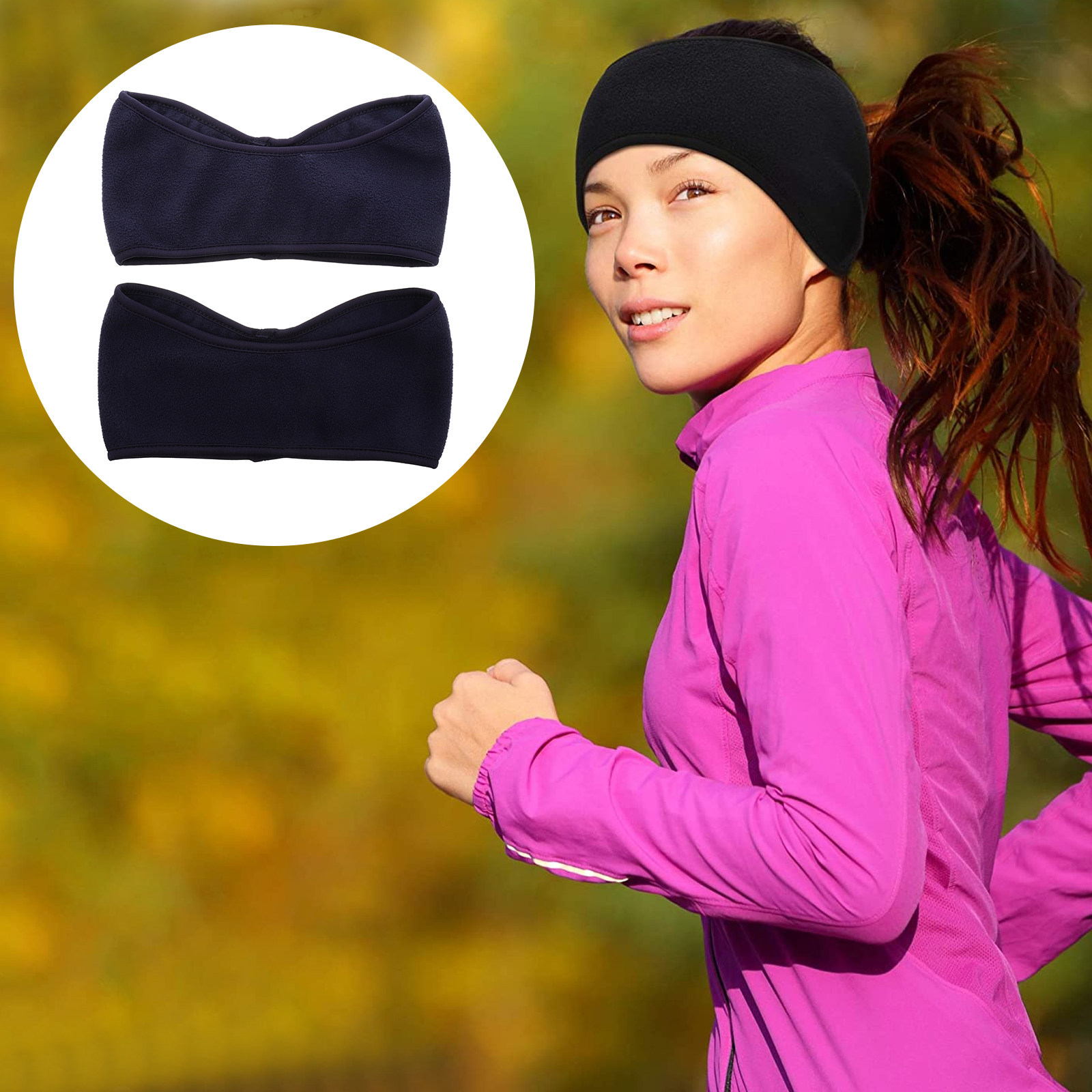 2Pcs 따뜻한 방풍 머리띠 폴라 플리스 스포츠 귀 따 - Fleece Ear Warmer Band 리뷰 및 가격