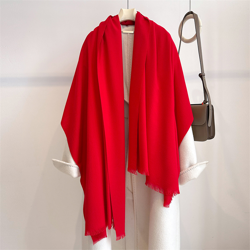 럭셔리 겨울 캐시미어 스카프 여성 솔리드 손수건 따뜻한 - Cashmere Pashmina Wrap 리뷰 및 가격
