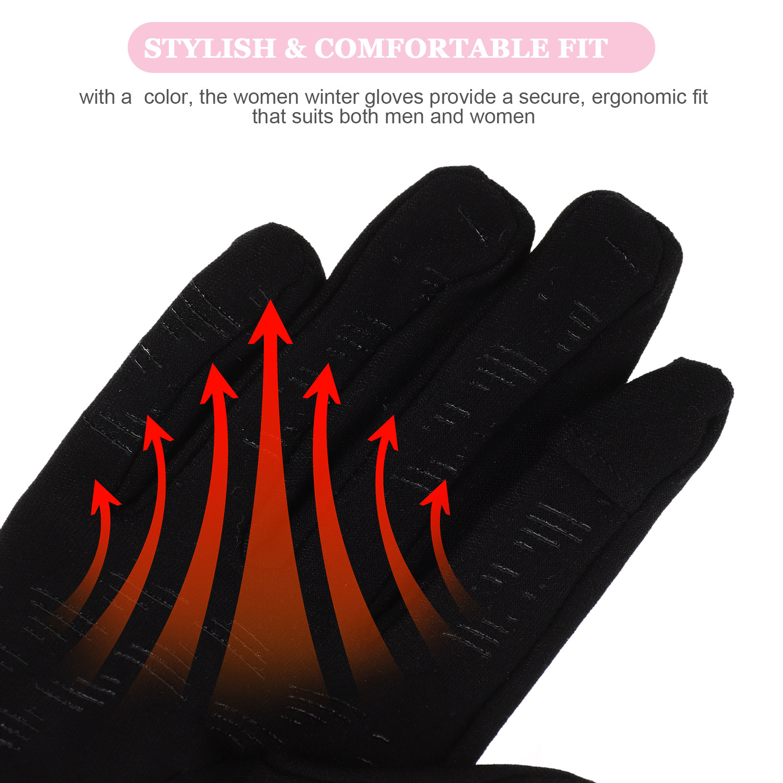 터치스크린 여성용 스키 장갑 블랙 보온 방풍 겨울 사이 - Snow Glove Insulated 리뷰 및 가격
