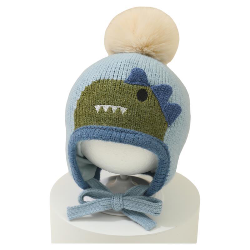 귀여운 만화 동물 폼폼 모자 아기 귀 보호 겨울 따뜻한 - Knit Beanie Hat Warm 리뷰 및 가격