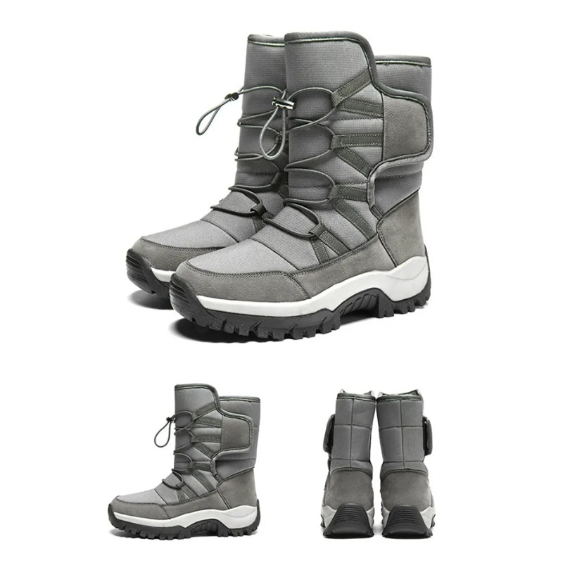남성용 따뜻한 플러시 커플 스노우 부츠 아웃도어 미끄럼 - Waterproof Winter Boot 리뷰 및 가격