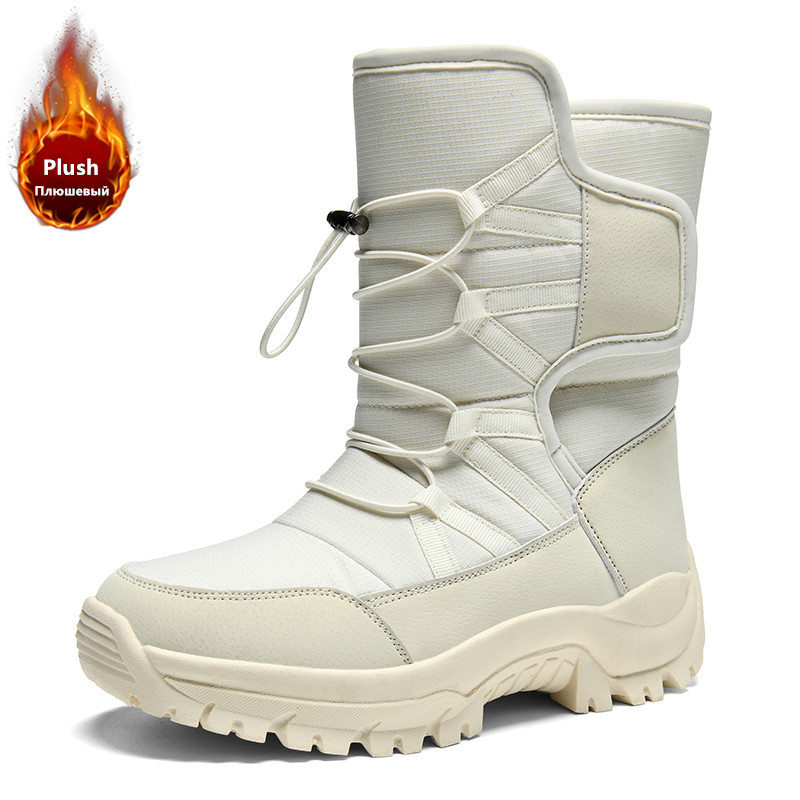 남성용 따뜻한 플러시 커플 스노우 부츠 아웃도어 미끄럼 - Waterproof Winter Boot 리뷰 및 가격