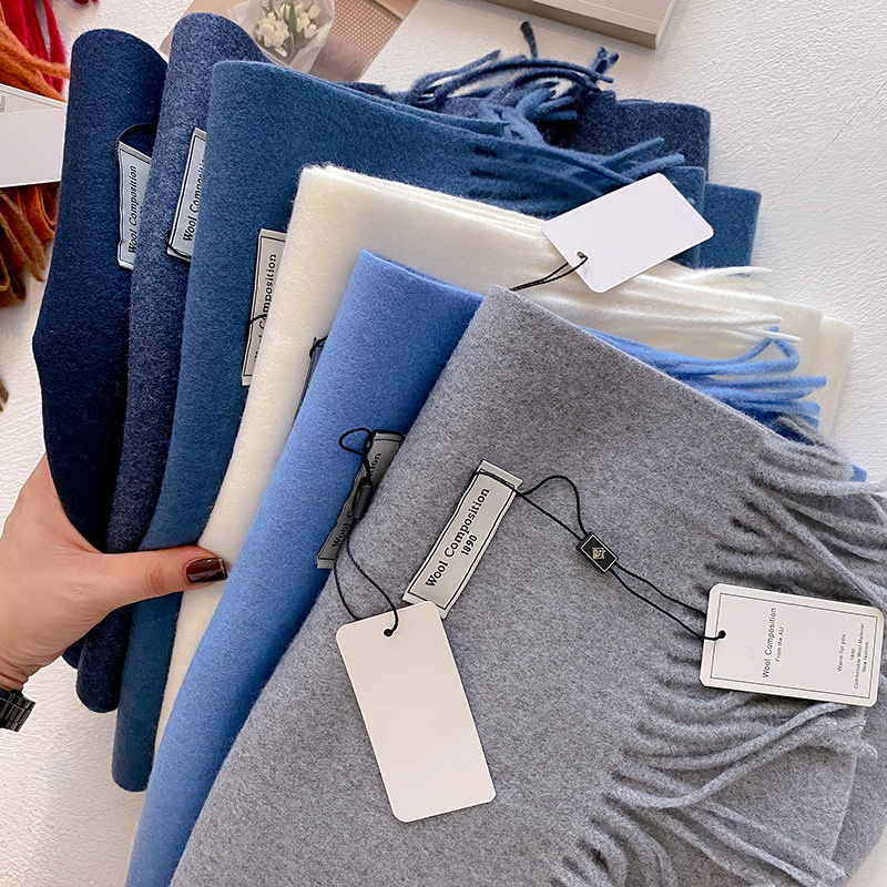 2024 여성용 겨울 양모 스카프 긴 따뜻한 캐시미어  - Cashmere Pashmina Wrap 리뷰 및 가격