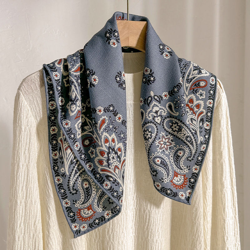 70% 울 30% 실크 스카프 여성 겨울 민족풍 그레이 - Shawl Wrap Winter 리뷰 및 가격