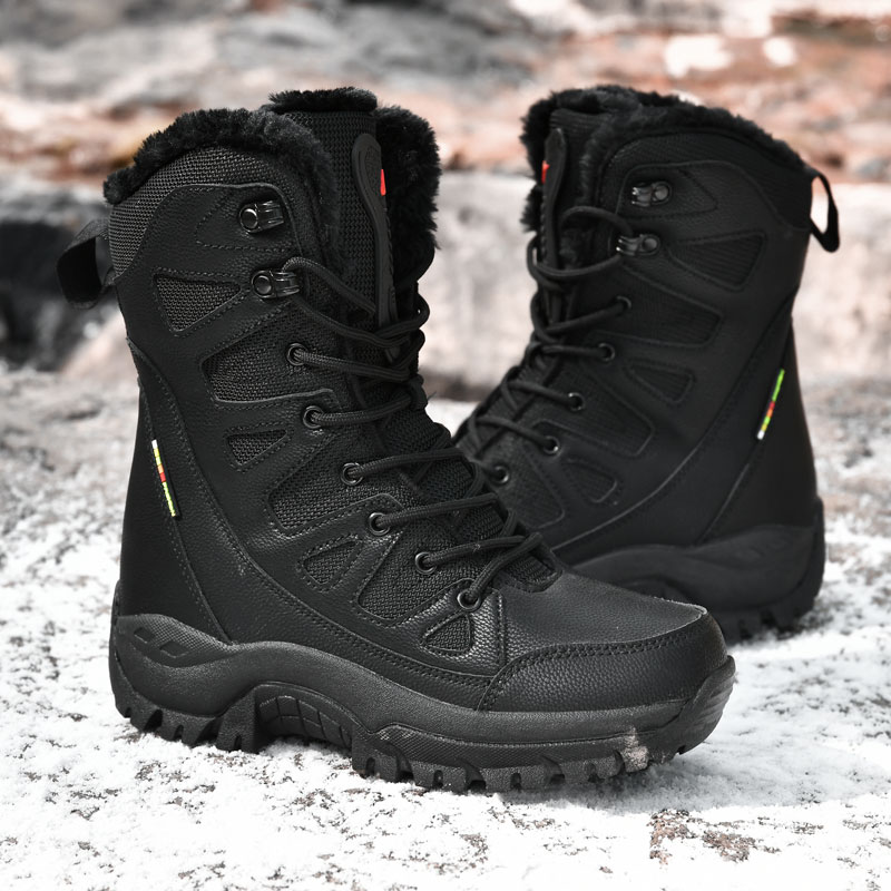 새로운 남성 전술 부츠 방수 사냥 하이킹 신발 레이스업 - Waterproof Winter Boot 리뷰 및 가격
