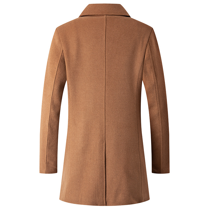 남성용 더블 브레스트 코트, 피코트 울 재킷, 롱 라펠 - Wool Coat Peacoat 리뷰 및 가격