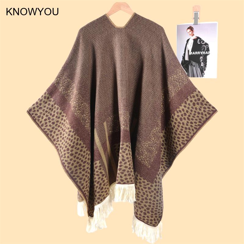 레오파드 프린트 스플릿 파시미나 여성 우아한 숄 및 랩 - Cashmere Pashmina Wrap 리뷰 및 가격