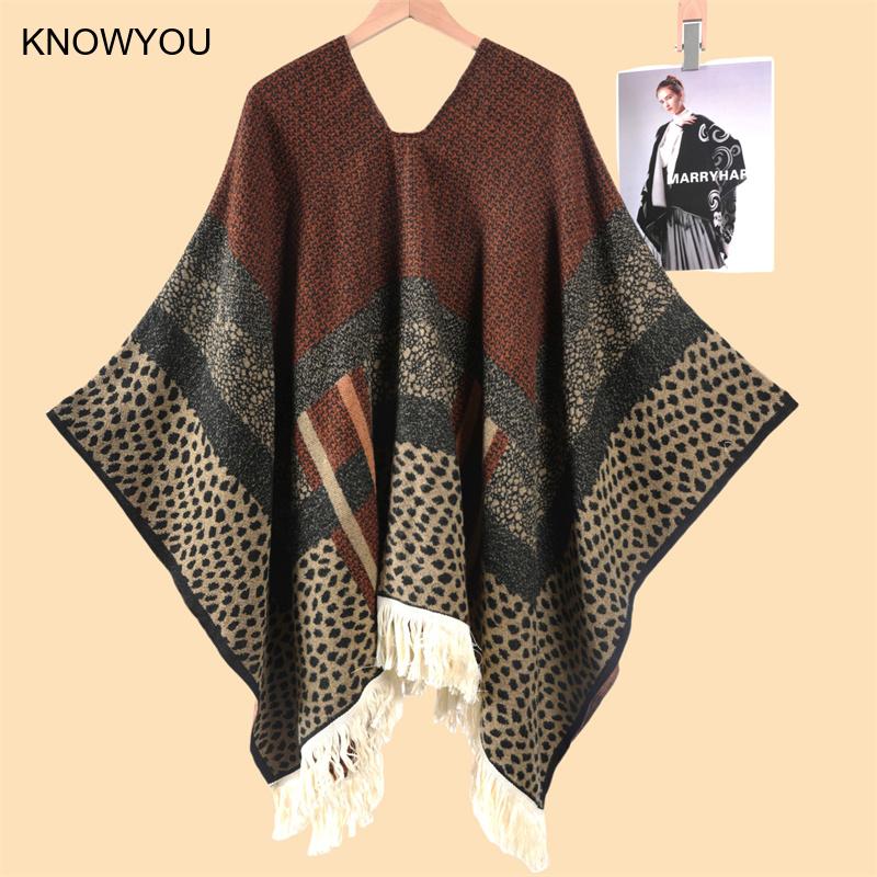 레오파드 프린트 스플릿 파시미나 여성 우아한 숄 및 랩 - Cashmere Pashmina Wrap 리뷰 및 가격