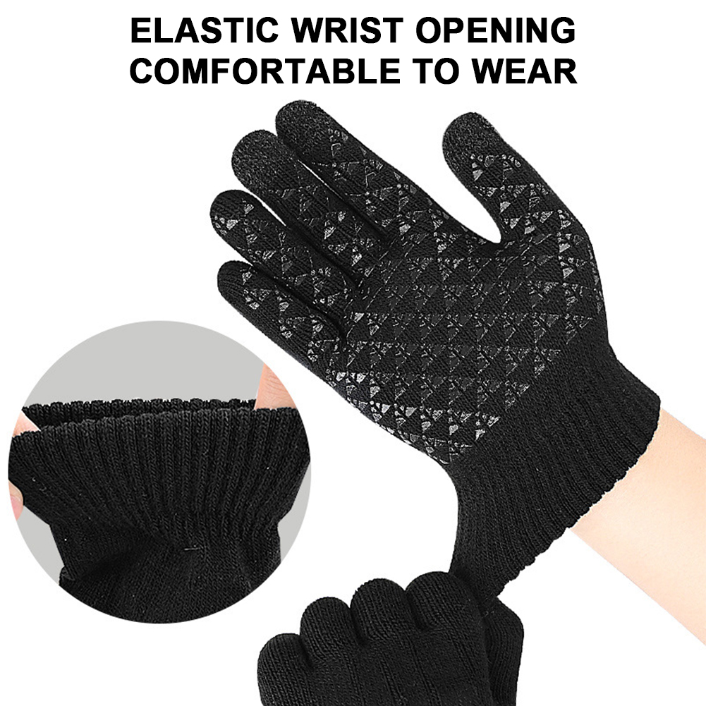 5-1쌍 USB 가열 니트 장갑 터치 스크린 장갑 미끄 - Touch Screen Gloves 리뷰 및 가격