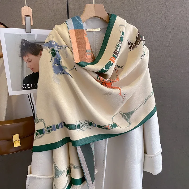 2024 럭셔리 따뜻한 파시미나 목도리 여성 스카프 두 - Cashmere Pashmina Wrap 리뷰 및 가격
